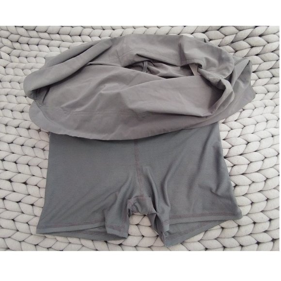 Athleta Midtown Skort in Shadow Grey Size 6T NWT - Picture 3 of 3